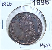 1826 Capped Bust Half Dollar UNCIRCULATED