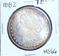 1882 Morgan Silver Dollar SUPERB GEM BU