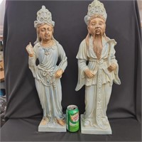 Ethan Allen,  Italy  sculpted Chinese Statues