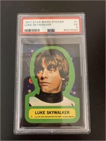 1977 Topps Star Wars Luke Skywalker Mark Hamill #1