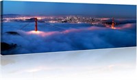San Francisco Skyline at Dusk Pictures for Living