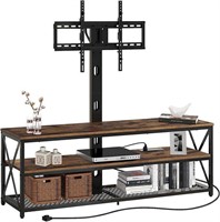 Seventable TV Stand with Mount and Power Outlet 4