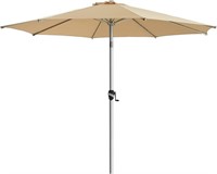 BLUU 9 FT Aluminum Outdoor Patio Umbrella, 5-YEAR