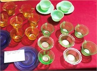 810 - LARGE LOT OF 20-30's DEPRESSION GLASS