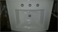 Kohler pedestal lavatory basin ab