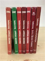 (7) Southern Living Cookbooks 1986-2001 including