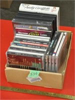 Music cds,  DVD movies