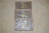 (3) Brand New Hart and Cooley 6 x 12 Brown HVAC