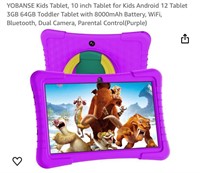 YOBANSE Kids Tablet, 10 inch Tablet for Kids