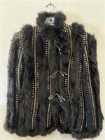 Ladies Vintage Schjelde Size Medium Fur Jacket