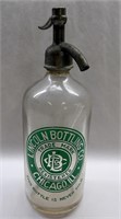 Lincoln Bottling Chicago, IL Seltzer Bottle