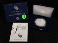 2019 American Silver Eagle Proof w/Box and