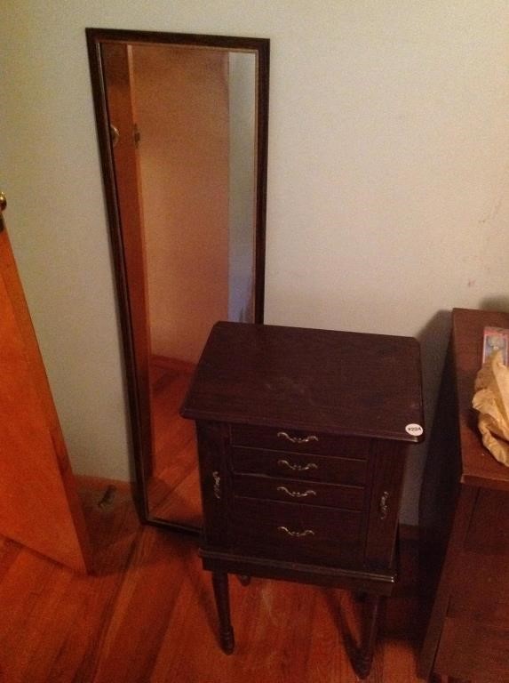 Mirror and Jewelry Chest