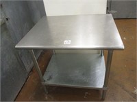 3' X 30" S/S WORK TABLE