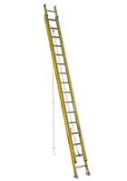 32 ft. Fiberglass Round Rung Extension Ladder
