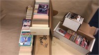 4 Boxes Baseball and Basketball Trading Cards