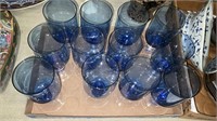 Lot of Blue Glass