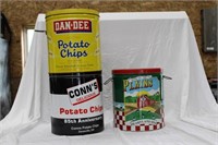 POTATO CHIP CANISTERS