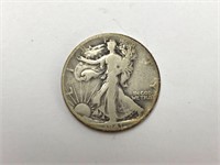 1941 S Walking Liberty Silver Half Dollar