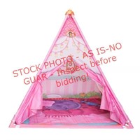 Disney Princess S’mores in style glamping tent