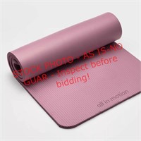 All in motion fitness yoga mat 15mm-chalk-violet