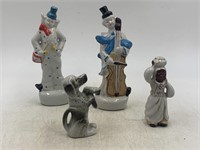 -4 figurines 1 genie style made in Japan 2 c