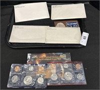 US Mint 1974, 80, 81 Uncirculated Coins.