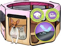 45"x45"x24" Pop Up Portable Playpen for Dogs/CatPi