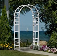 Athens 39"W x 81"H Vinyl Arbor