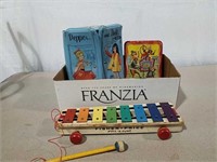 Fisher-Price vintage xylophone, Mattel music box