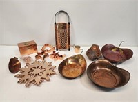 Copperware Kitchen Items and Bowls