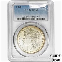 1898 Morgan Silver Dollar PCGS MS64