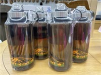 4 orange mountain 32 oz water bottles