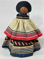 Native American Cloth & Beaded Doll
