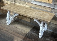 Decorative Wooden Bench