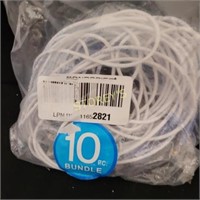 10 pc. CAT6a Patch cables