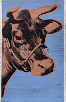 Rare. Andy Warhol "Cow" 1971, Signed