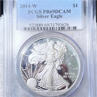 2014-W Silver Eagle PCGS - PR 69 DCAM