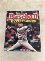 1989 Topps baseball sticker yearbook