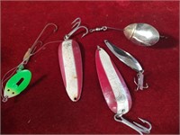 Vintage Metal Spinner Fishing Lures