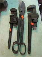 TIN SNIPS & PIP WRENCHES