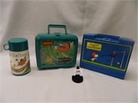 Lion King & Snoopy Lunch Boxes; Lion King w/Thermo