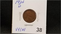 1924D Lincoln Penny