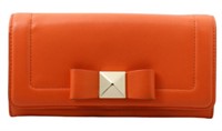 Kate Spade Orange Ribbon Long Wallet