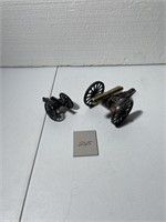 Collectible Brass Metal Cannons