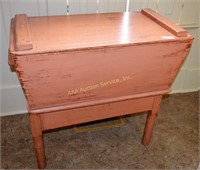 Later painted sugar chest. Dimensions: 29.5" high