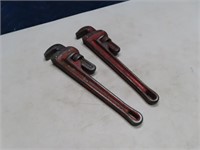 (2) RIDGID 14" Pipe Wrenches