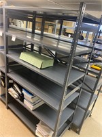 6 Shelves 75' x 24' x 48' 1 Steel Shelving set