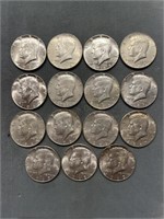15x The Bid 1965-69 Silver Half Dollars