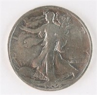 1934 US WALKING LIBERTY SILVER HALF DOLLAR COIN